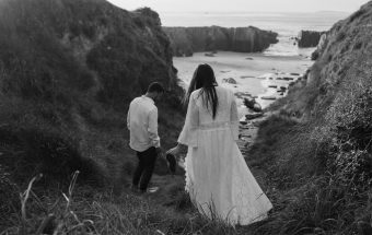 playa barbanza pareja